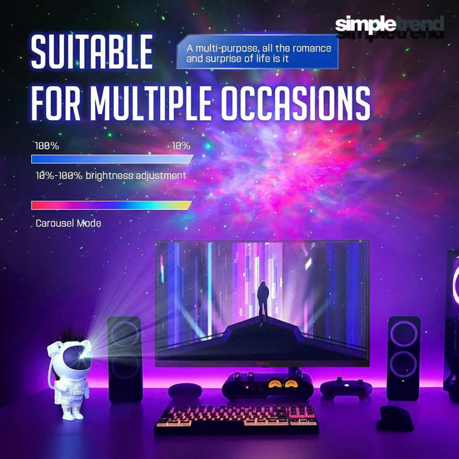 Astronaut Galaxy Projector