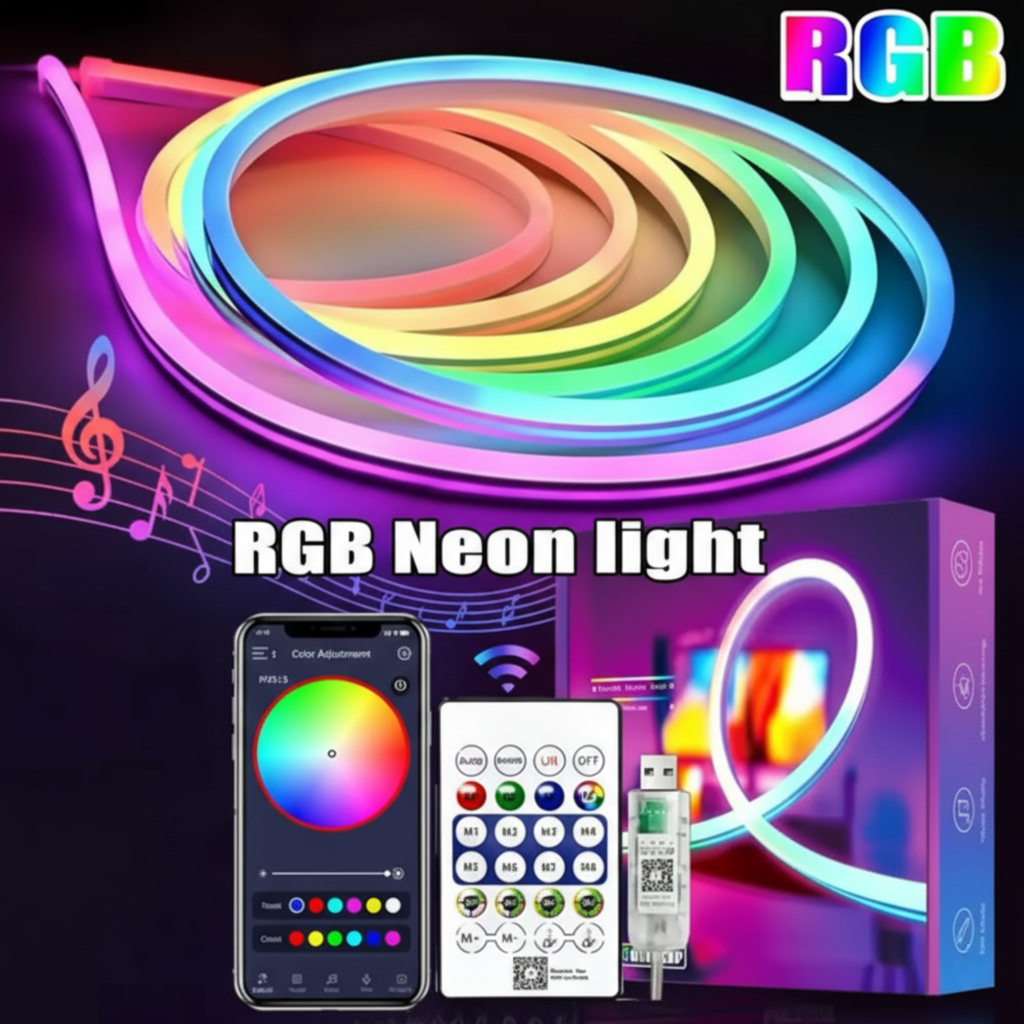 Smart RGB Neon LED Strip Lights