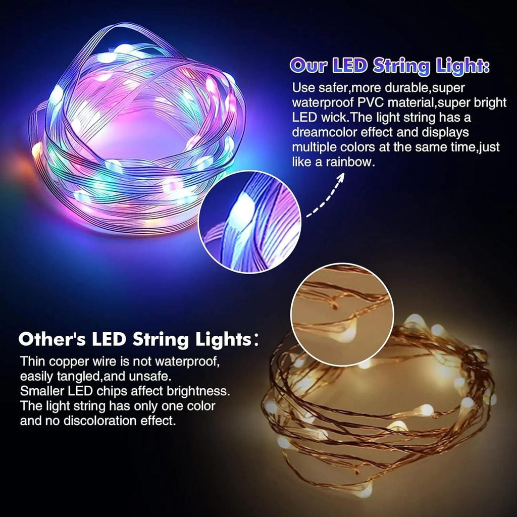 100 LED RGB Light - 10 M Multicolor String