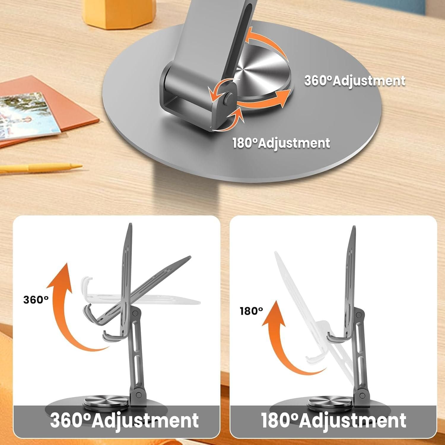 Aluminum 360 Rotatable Phone/Tablet Stand