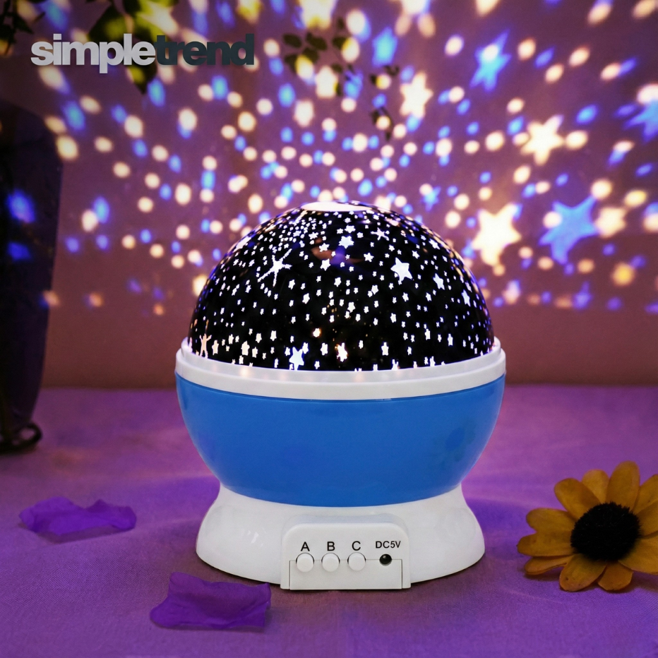 Galaxy Night Light Projector – 360° Rotating