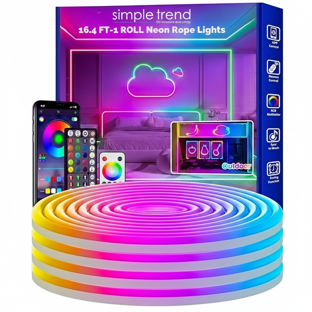 Smart RGB Neon LED Strip Lights